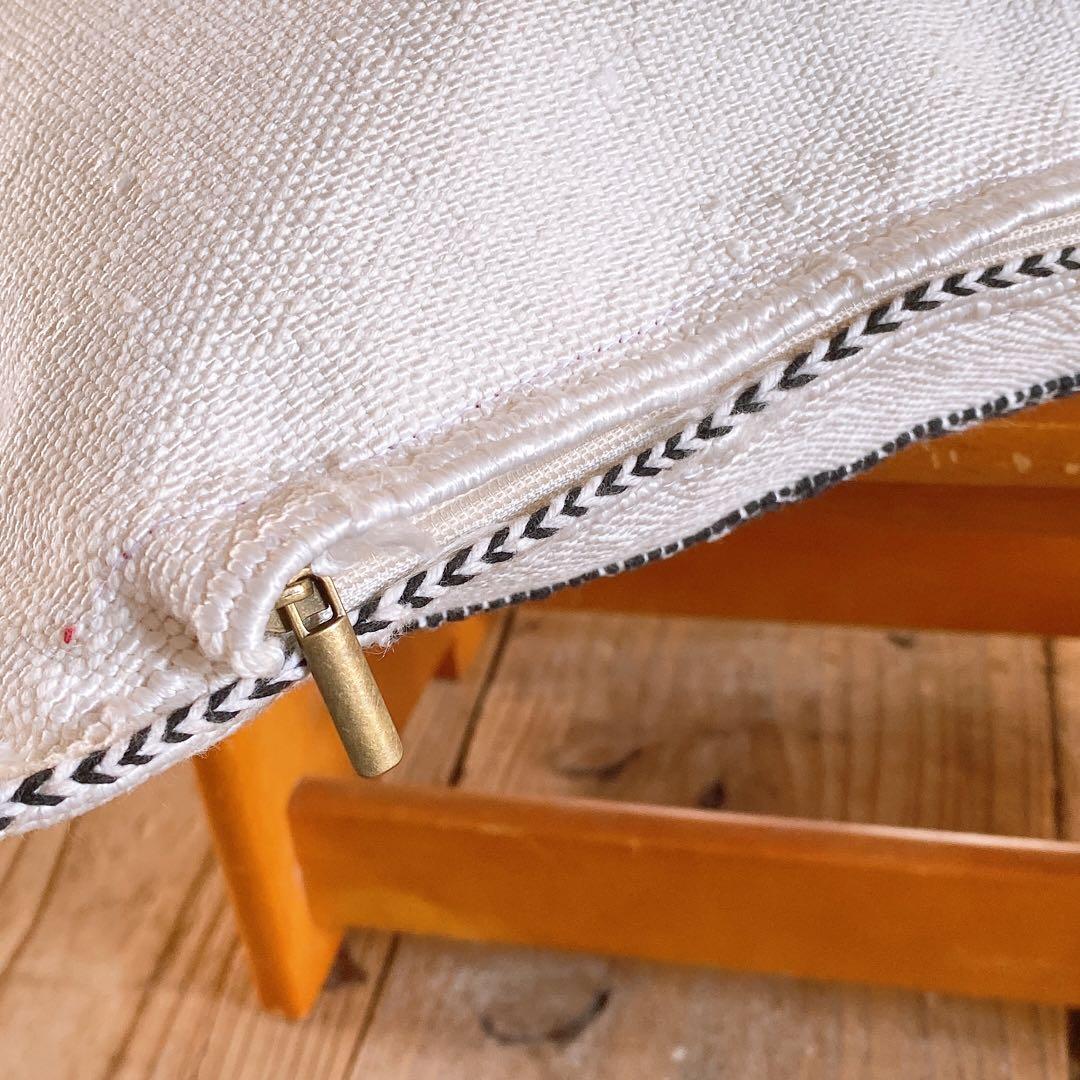 モロッコ製 カクタスシルク サブラ クッションカバー約45〜46×47〜48cm