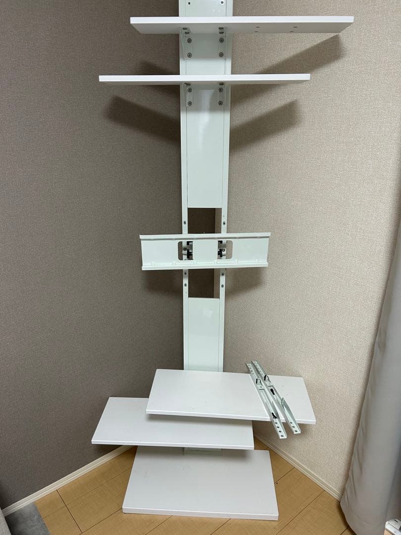 テレビスタンド　最大65インチ対応　ホワイト