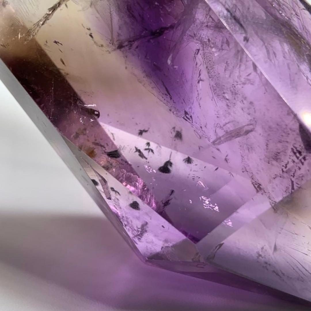 (訳)ロマネシュ鉱入り☆透明度抜群☆アメジストポイント