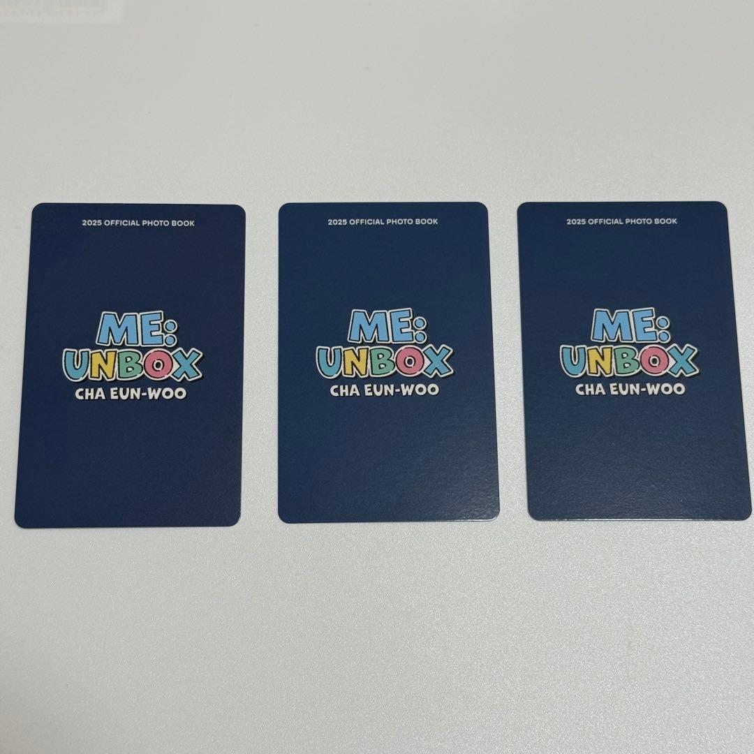 チャウヌ　CHAEUNWOO フォトブック　トレカ3枚セット