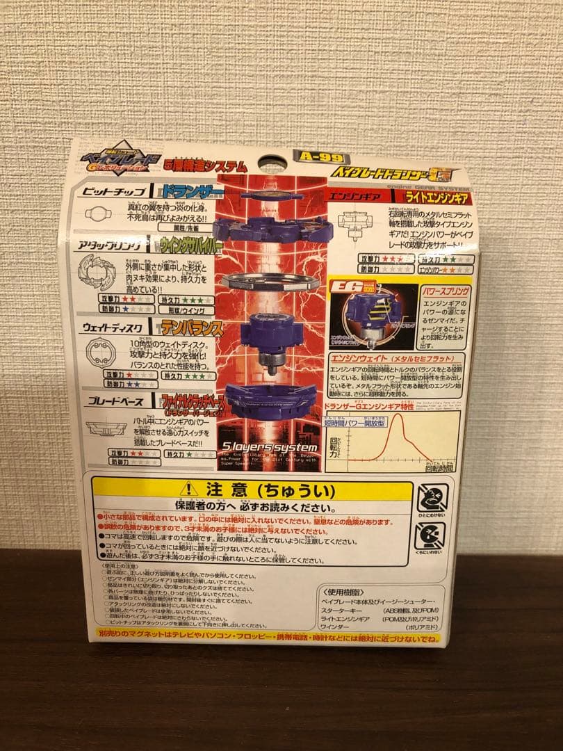 【未開封】 爆転シュートベイブレード ／ベイブレードドランザーG《A-99》