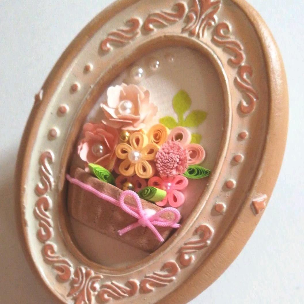 ★お値下げ★ペーパークイリング＊ミニフォトフレーム《プランター》【S4】