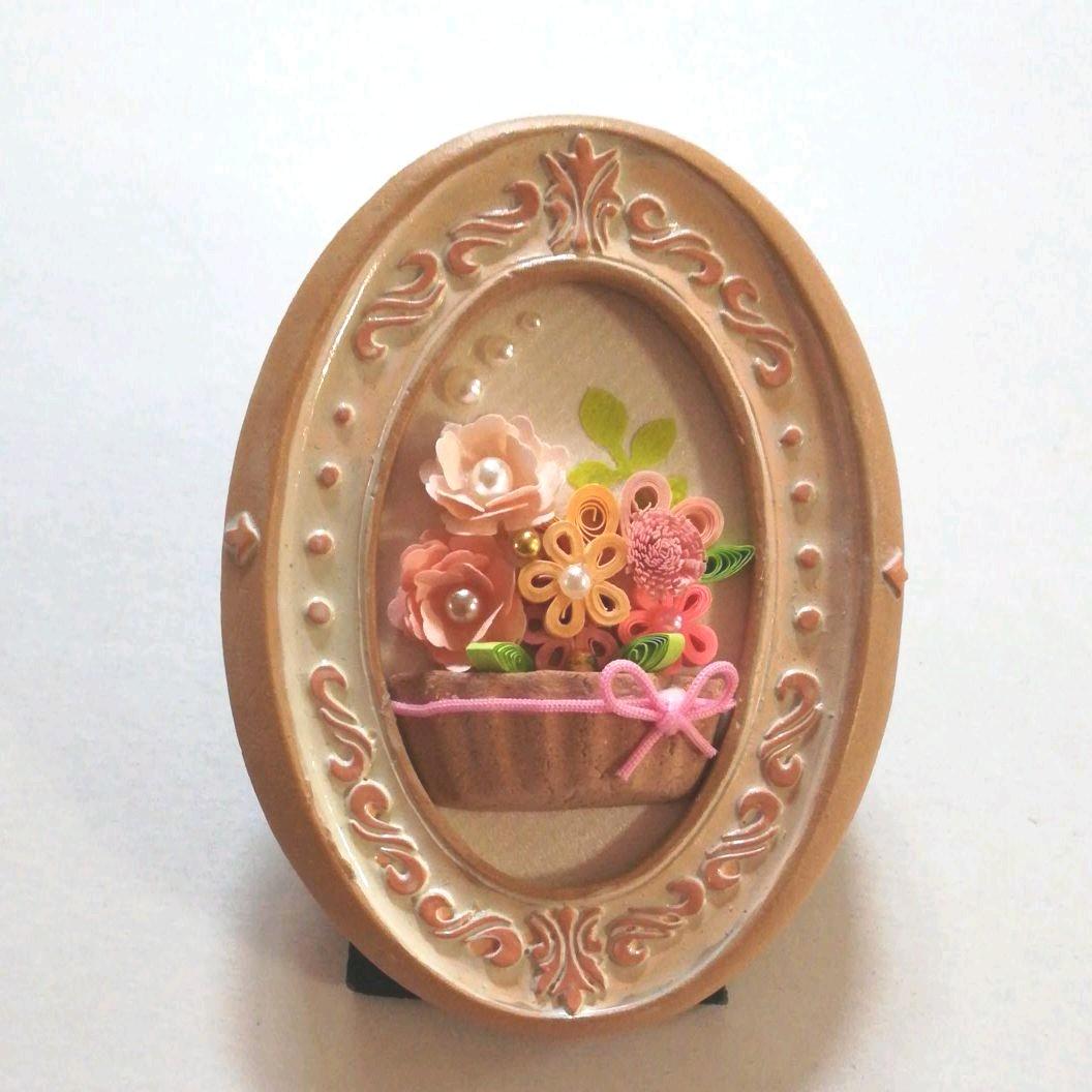 ★お値下げ★ペーパークイリング＊ミニフォトフレーム《プランター》【S4】