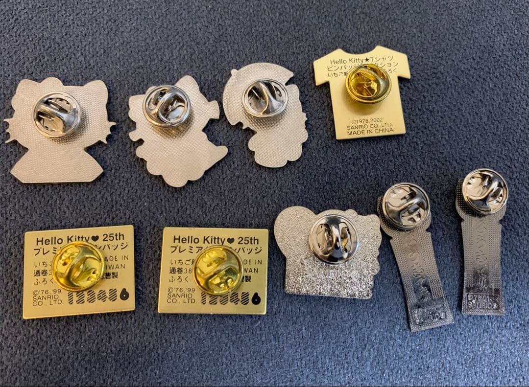 平成レトロ　キティ　ピンバッジ　まとめ売り