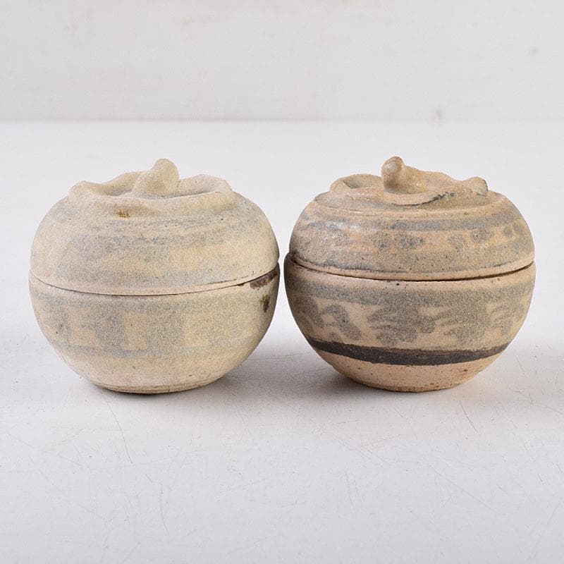 タイ古陶磁 スンコロク 宋胡録 合子 蓋物 箱付 M R8933 - メルカリ