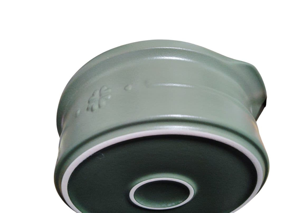 【美品✿未使用】セラポット 23cm モスグリーン 浅型深型セット