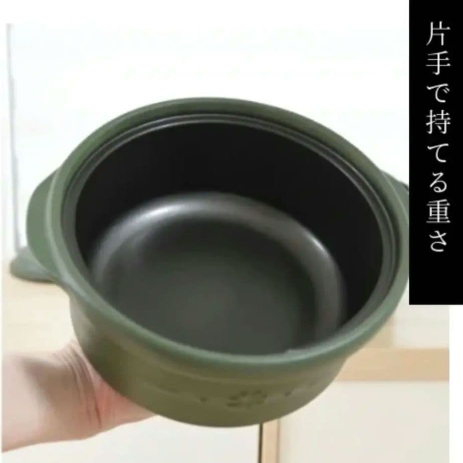 【美品✿未使用】セラポット 23cm モスグリーン 浅型深型セット