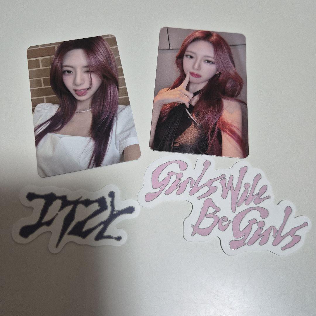 ITZY whoop ユナ トレカ 日本語 ステッカー セット - メルカリ