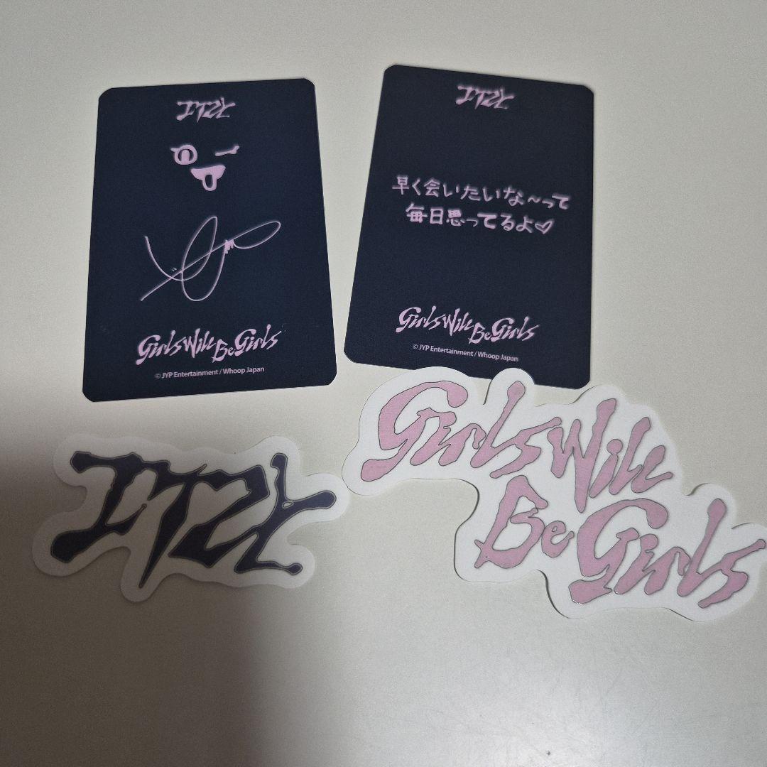 ITZY whoop ユナ トレカ 日本語 ステッカー セット - メルカリ