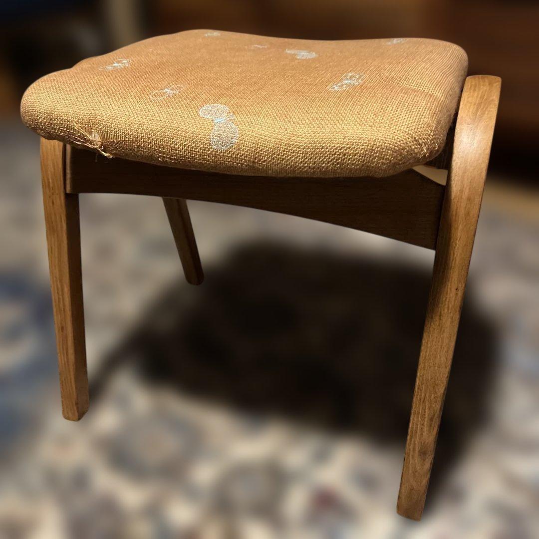 【希少】1950年代秋田木工スツール低め2客