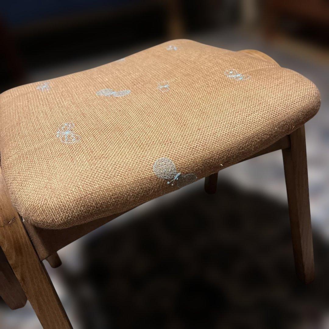 【希少】1950年代秋田木工スツール低め2客