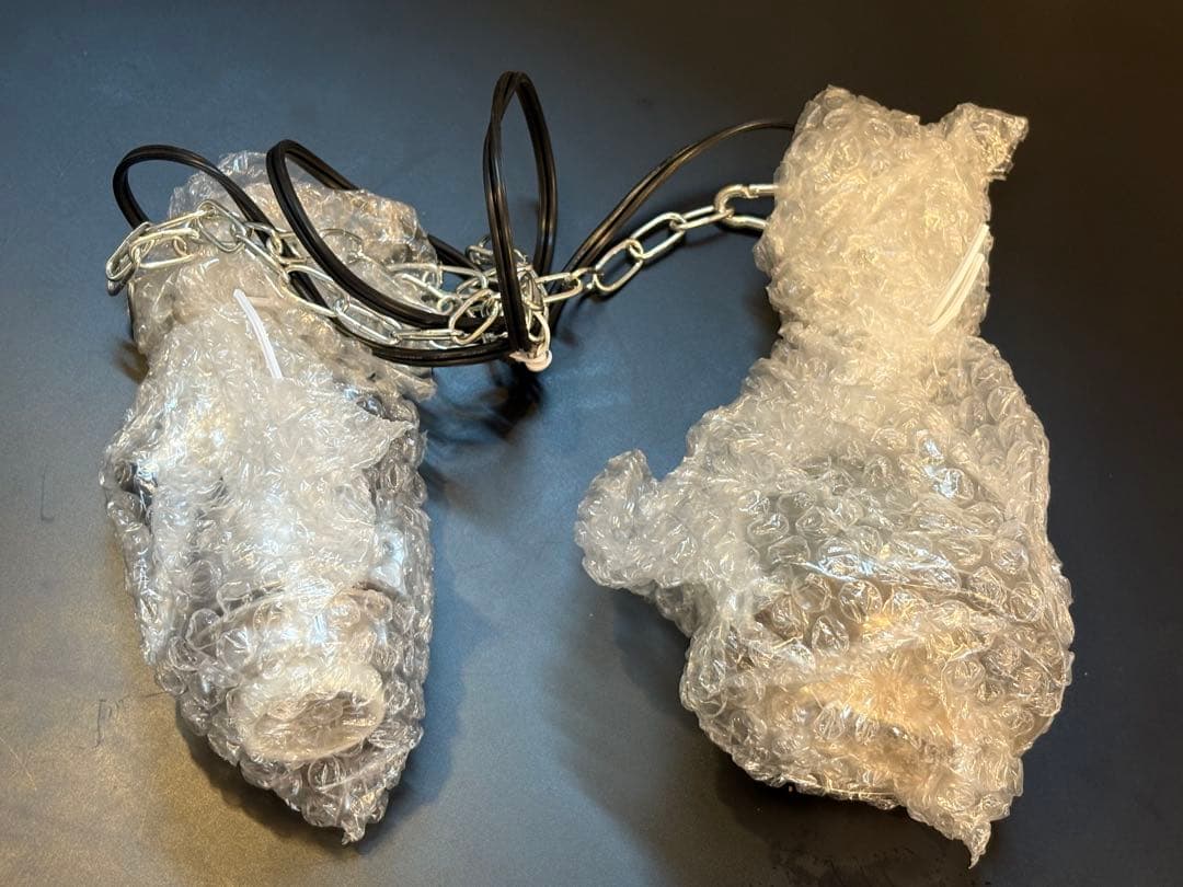 工業風ペンダントライト クリア・シルバー