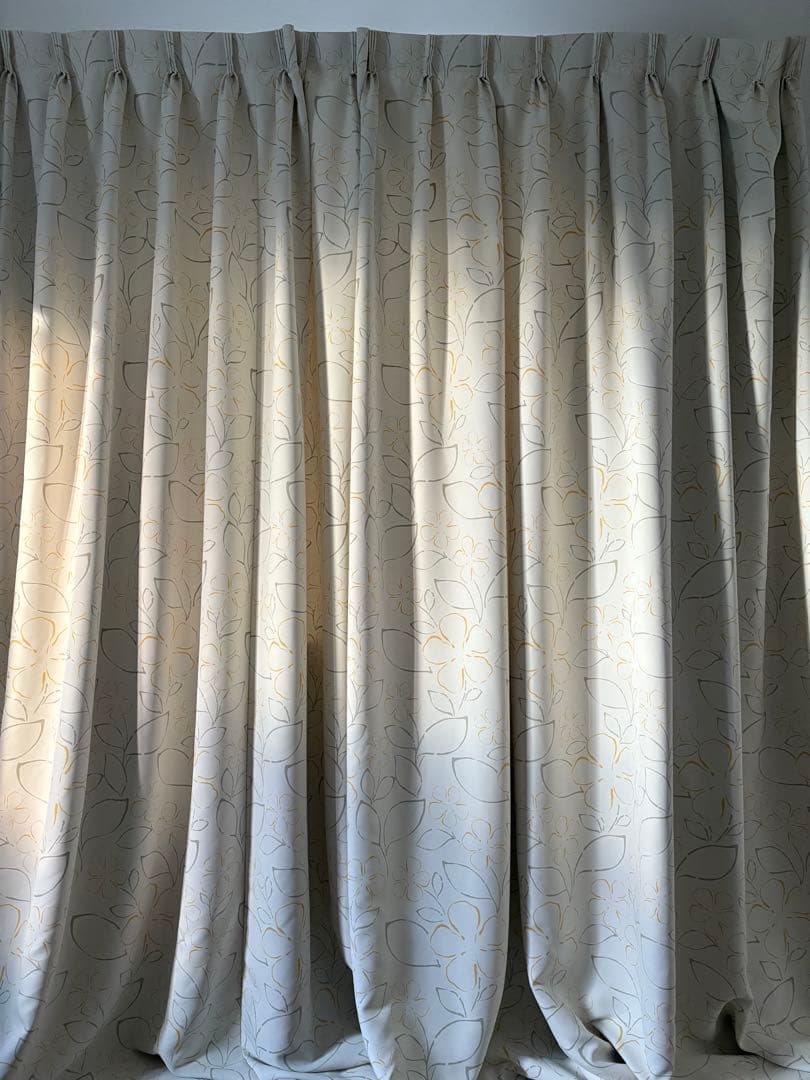 ドレープ2枚とレース2枚のセット 幅約208×高約260