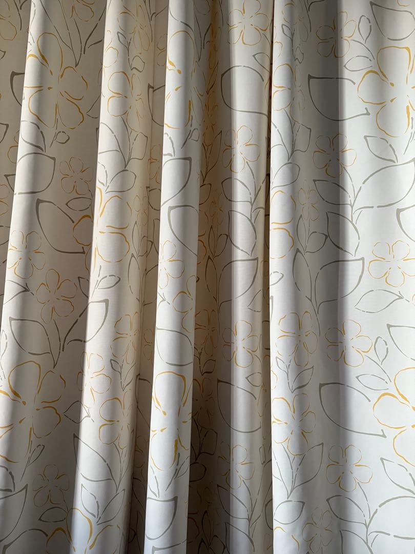 ドレープ2枚とレース2枚のセット 幅約208×高約260