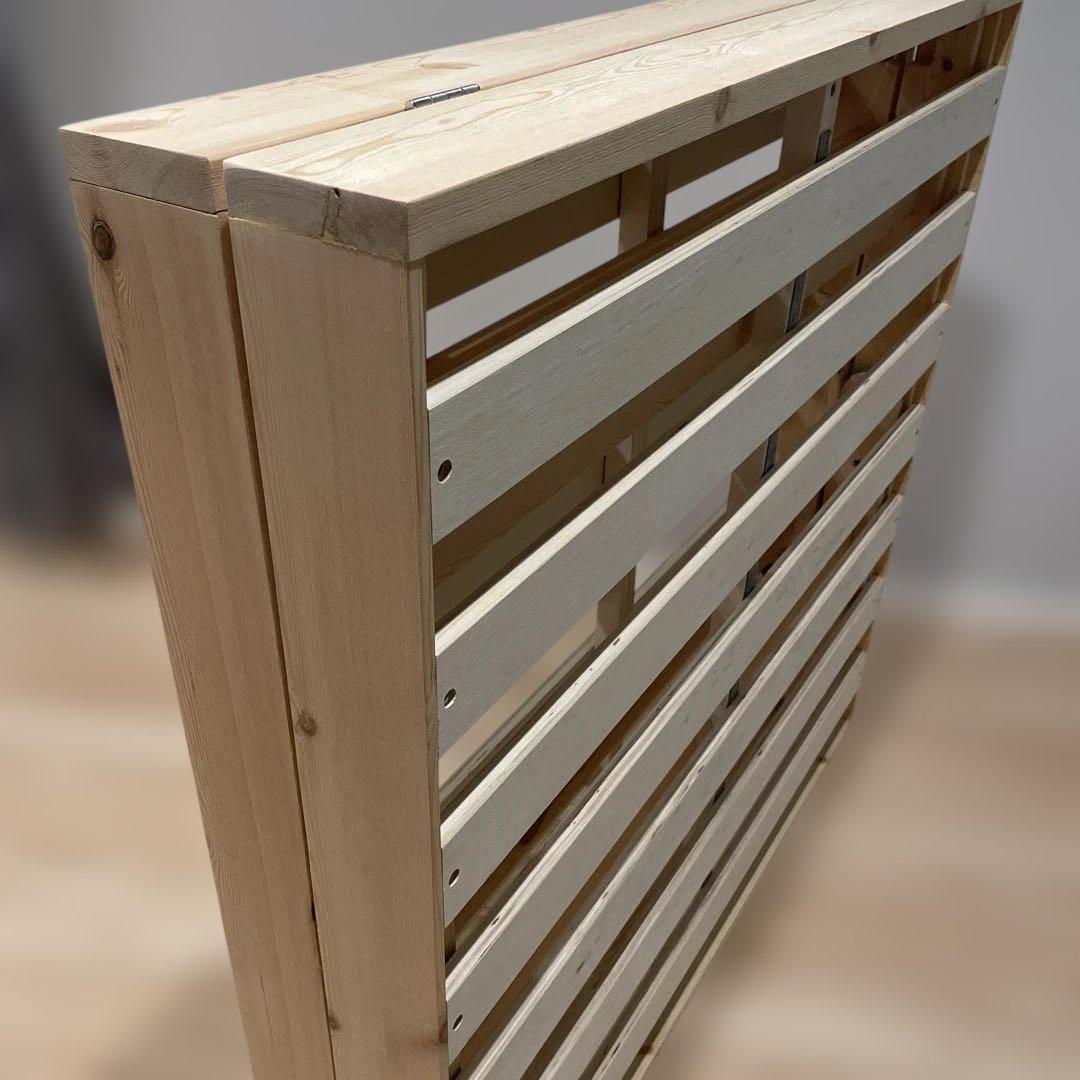 【山善】組立簡単木製ベッド パタントベッド(シングル)