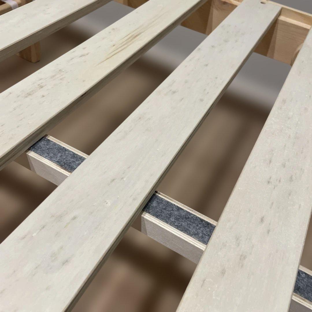 【山善】組立簡単木製ベッド パタントベッド(シングル)