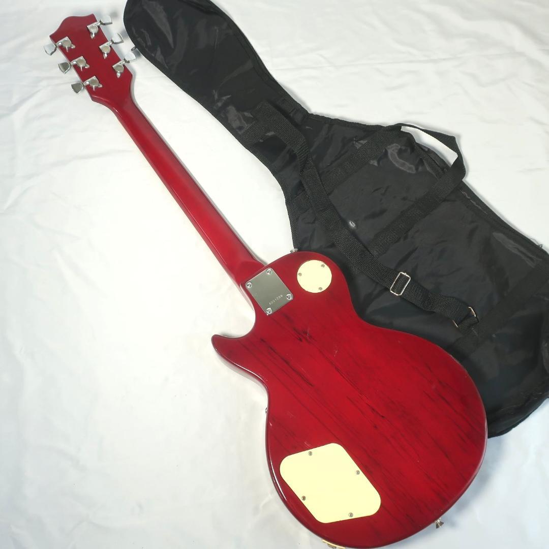 Mad Axe レスポールタイプ エレキギター ケース付 チェリーサンバースト