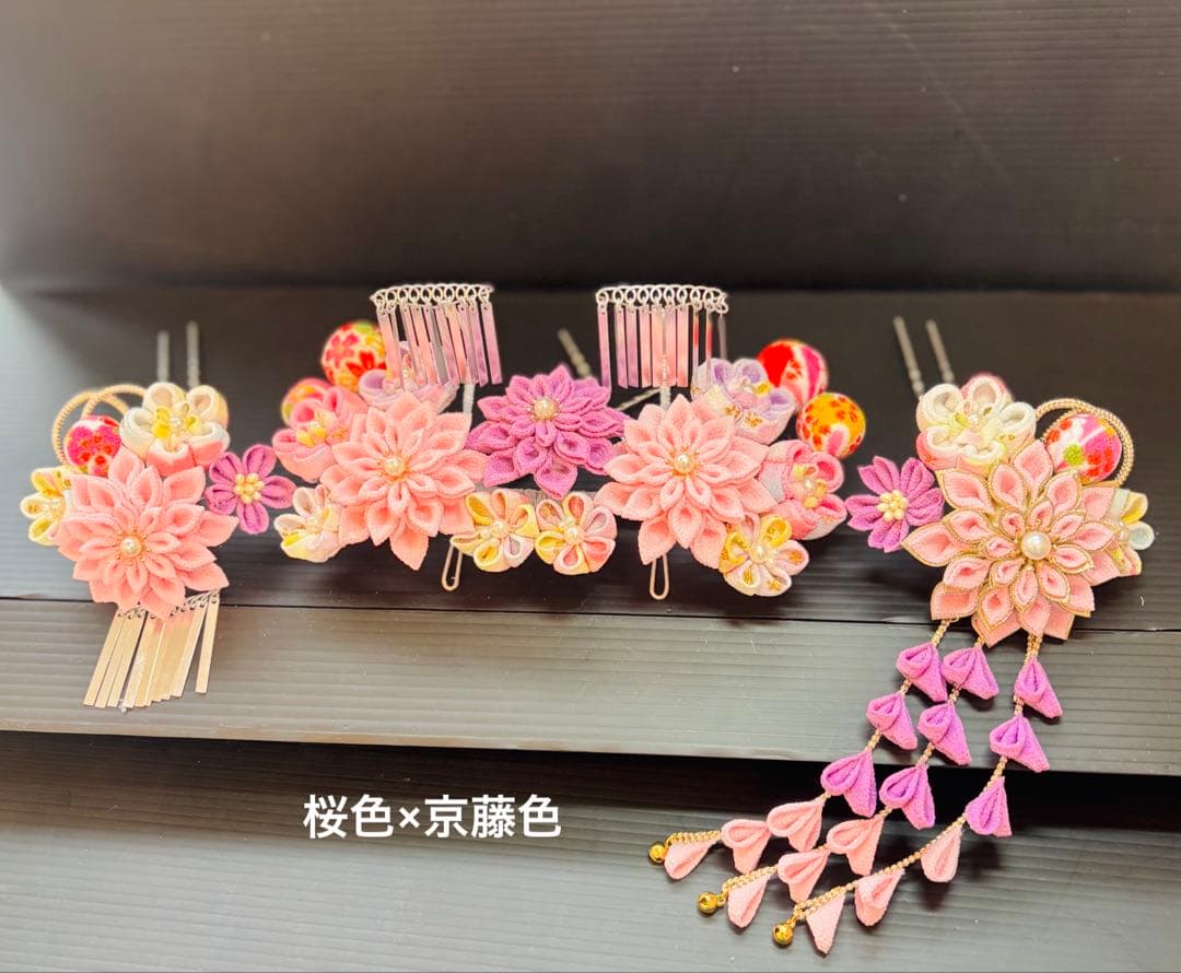 ☆じぇりとむ☆さま専用 七五三髪飾りセット 8-2