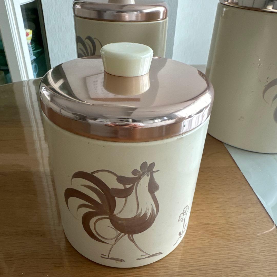 ランズバーグ　Ransburg アンティークキャニスター 缶