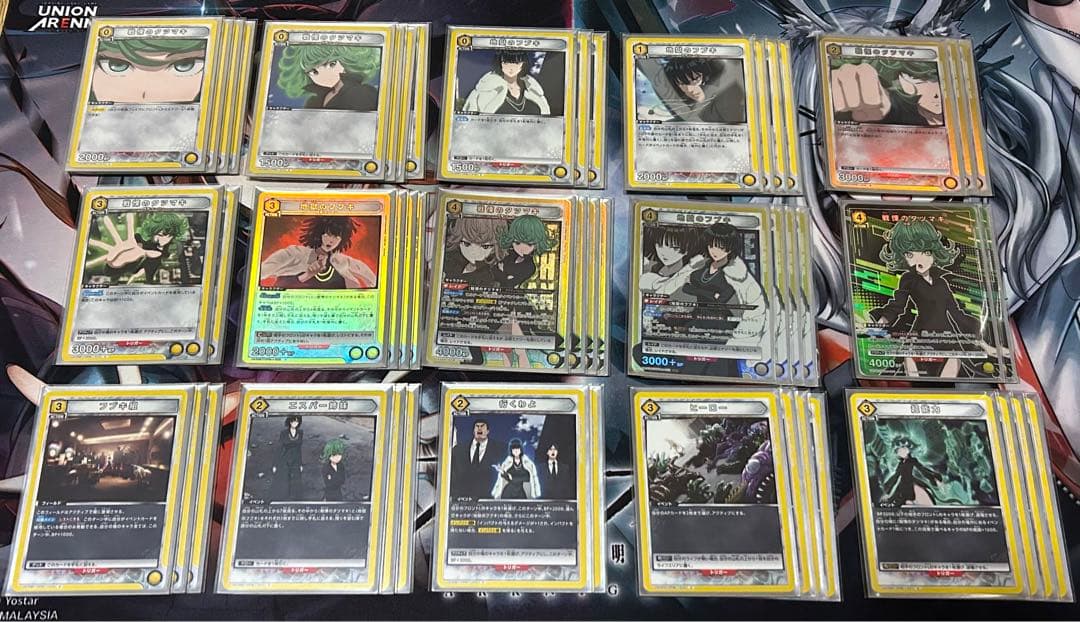 ユニオンアリーナ ワンパンマン タツマキフブキデッキ ユニチケ入り