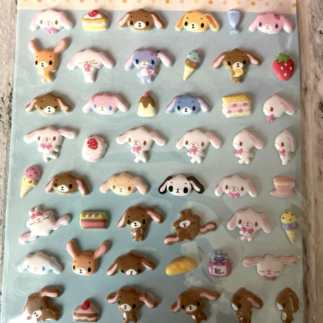 シュガーバニーズ もちもち ケーキ シール 激レア ぷっくりシール 当時