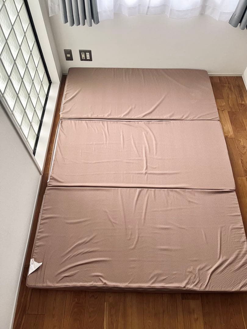 専用／折りたたみマットレス ダブル 川の字寝 ファミリー Achilles