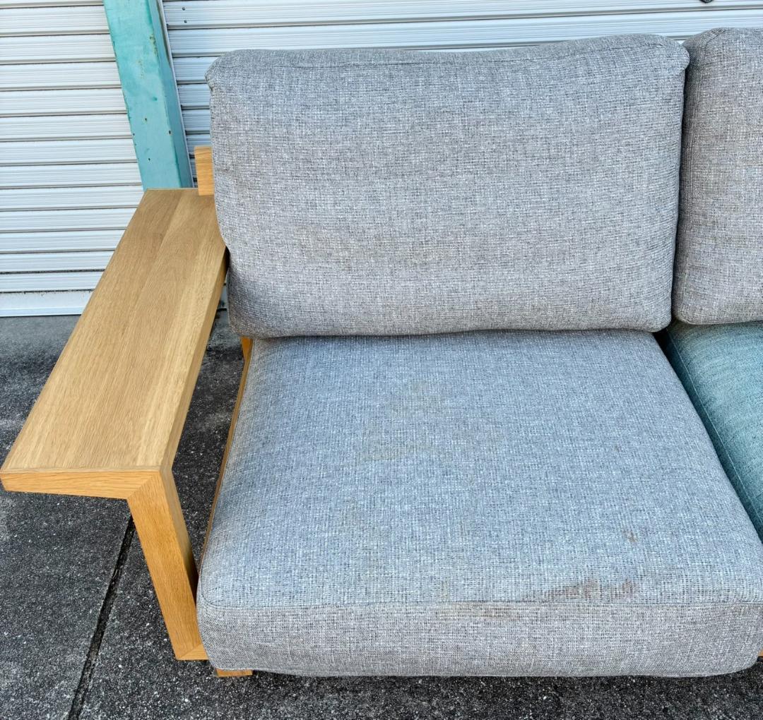 【良品 送料込】BERG Furniture ソファ ファブリック 3人掛け
