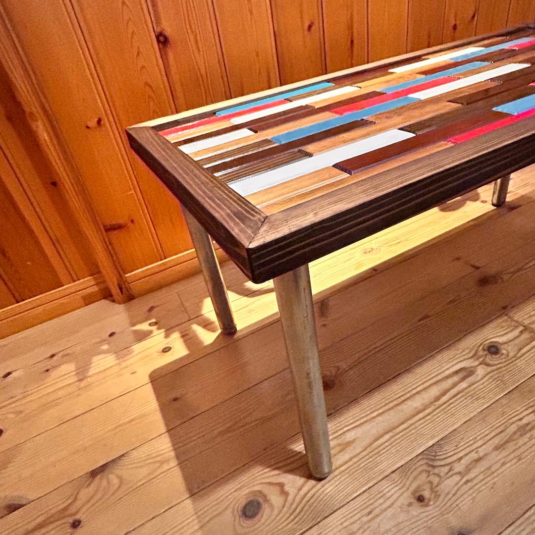 No.572 アイアンローテーブル　コーヒーテーブル　センターテーブル