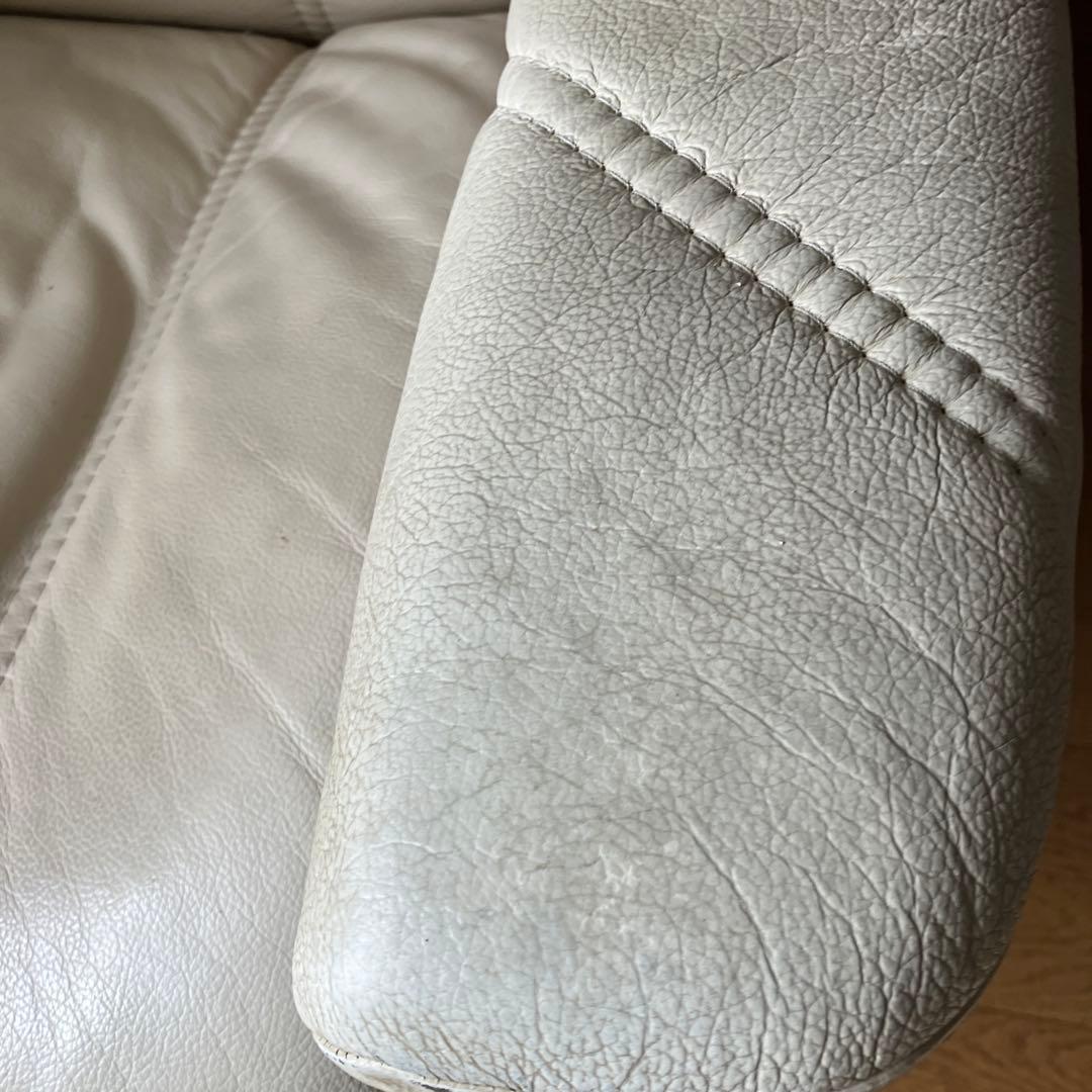 EKORNES クリーム色 1人掛けソファ 回転式 エコーネスストレスレスチェア