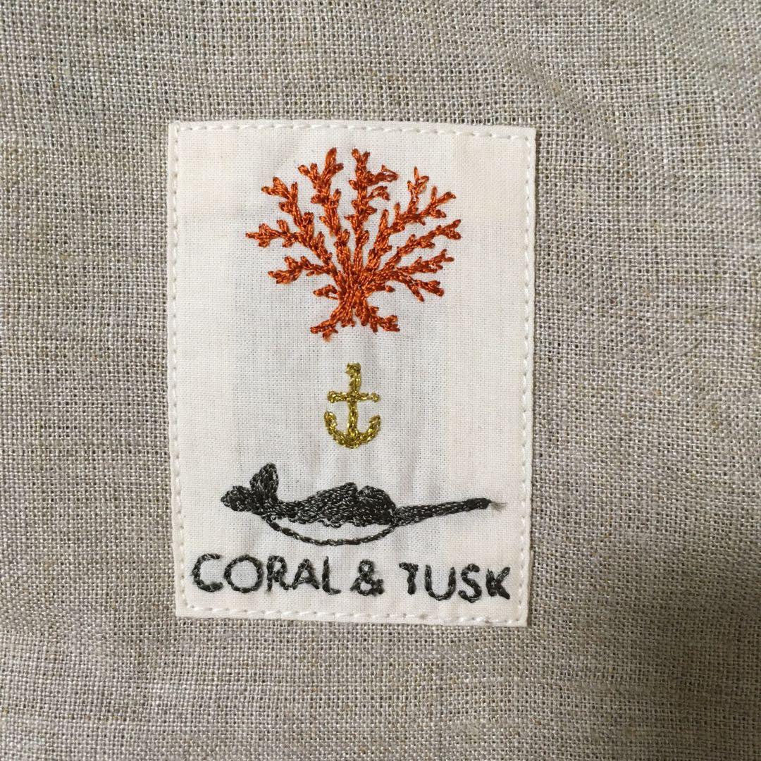 ★値下げ 未使用 coral & tusk コーラルアンドタスク クッション