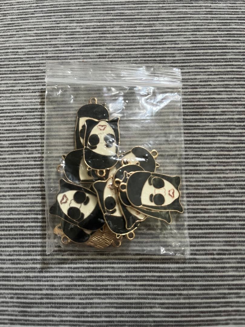 女性の顔チャーム 12個セット