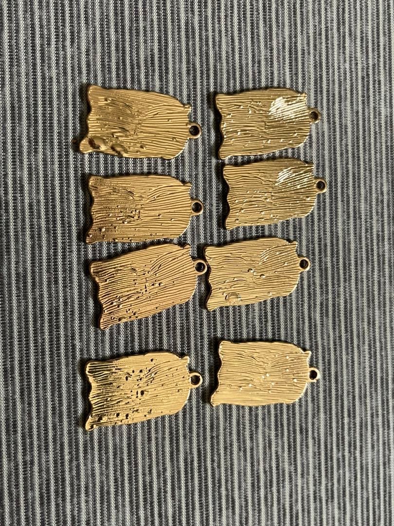 女性の顔チャーム 12個セット