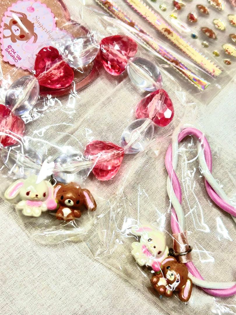 Sugarbunnies シュガーバニーズ　ハート型キャラクターグッズセット