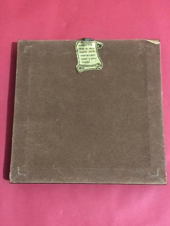 【銀板画】　美味しそうなフルーツの入ったバスケット