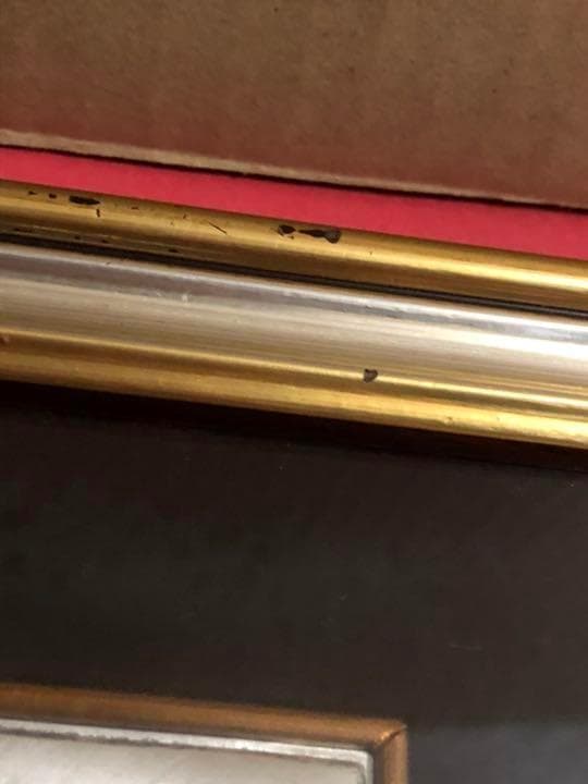 【銀板画】　美味しそうなフルーツの入ったバスケット