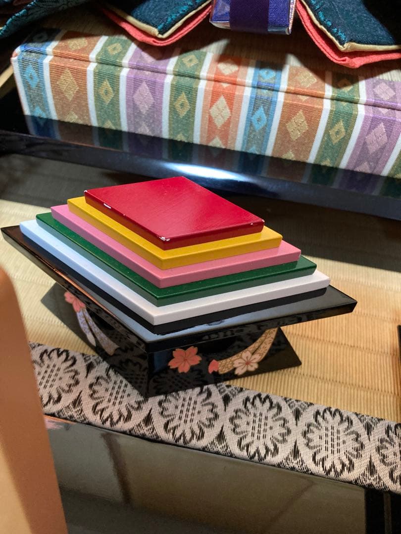 お雛様　前田渓山気付　扇寿作