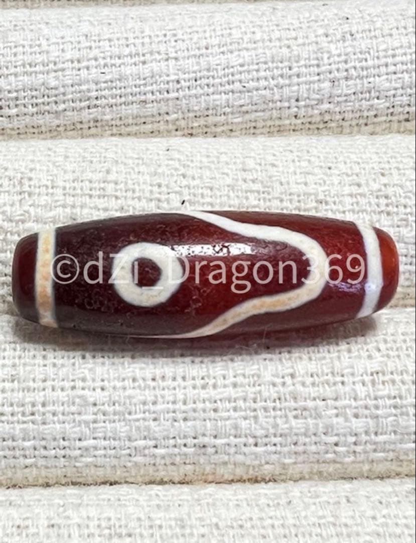 【入手困難】Dzi beadsジービーズ 台湾 上肯社製 紅玉髄 一眼山水天珠