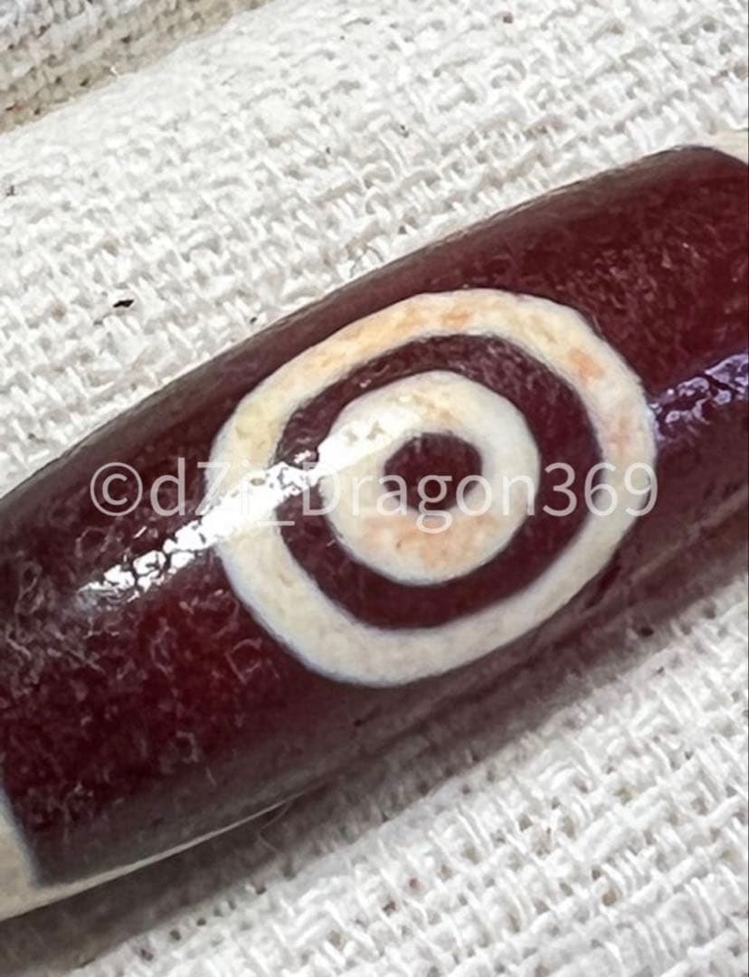 【入手困難】Dzi beadsジービーズ 台湾 上肯社製 紅玉髄 一眼山水天珠