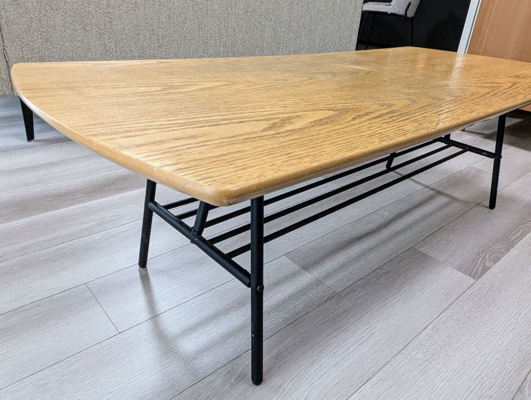 NOCE センターテーブル 木製ウッド 楕円形 ノーチェ