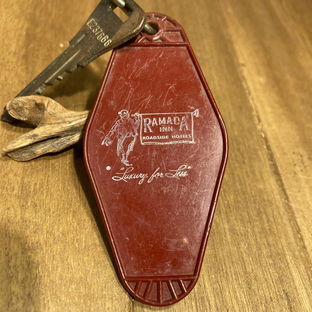 US仕入れ ビンテージ モーテルキー ホテル キーホルダー 真鍮アメリカ