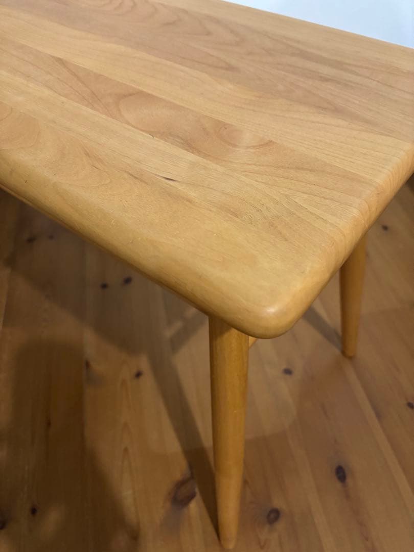 モモナチュラル　サイドテーブル　キッズデスク