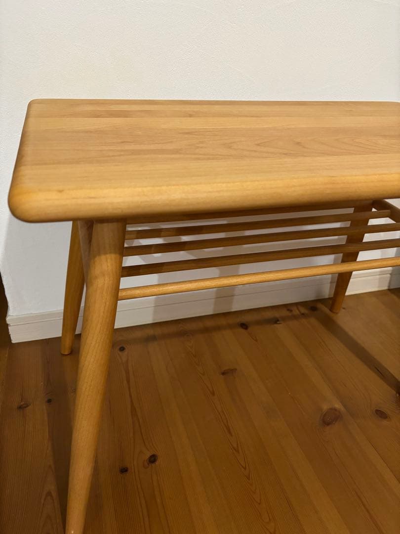 モモナチュラル　サイドテーブル　キッズデスク