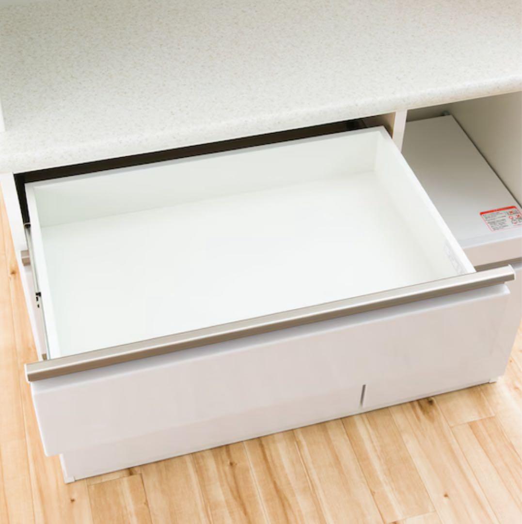 最終値下 キッチンボード アルミナ2 食器棚 （送料18500円込） 幅100