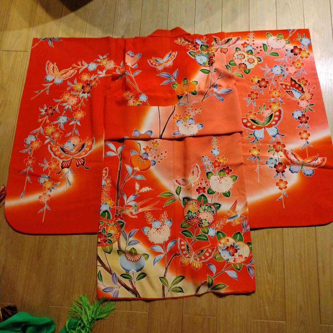 七五三　七歳　正絹