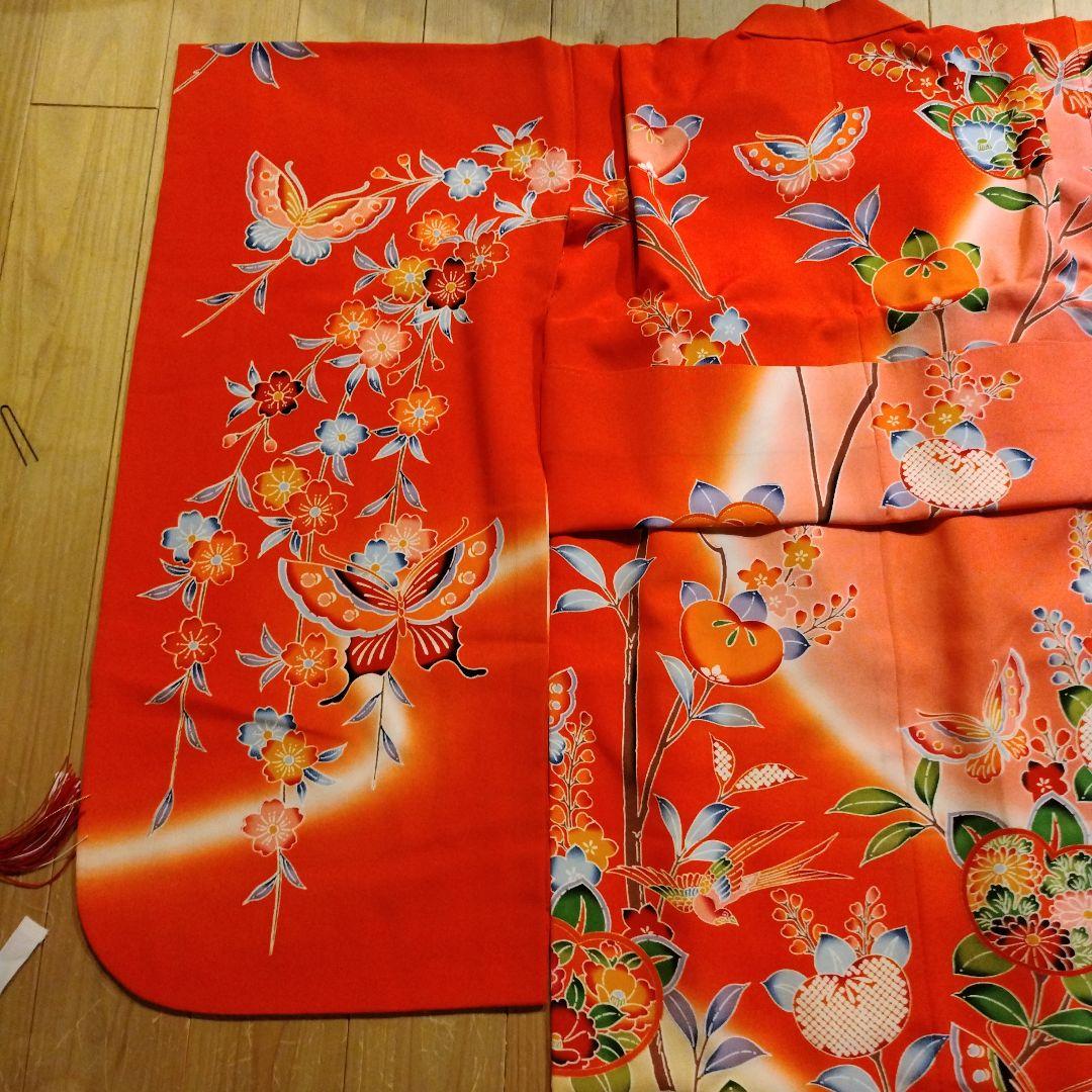 七五三　七歳　正絹