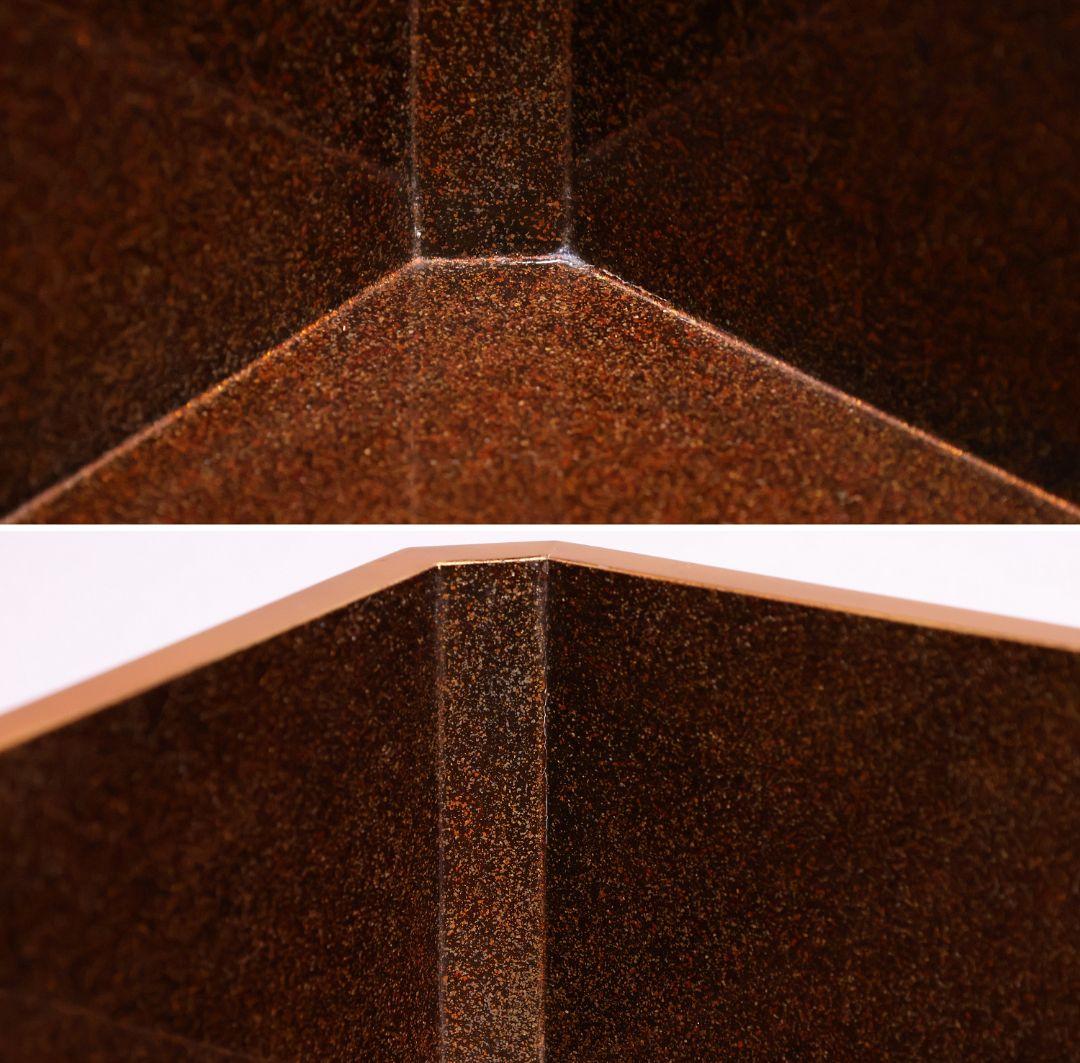 MA523 時代木製漆器 花ちらし金蒔絵 梨地 饅羹重 饅頭箱 菓子重 菓子器