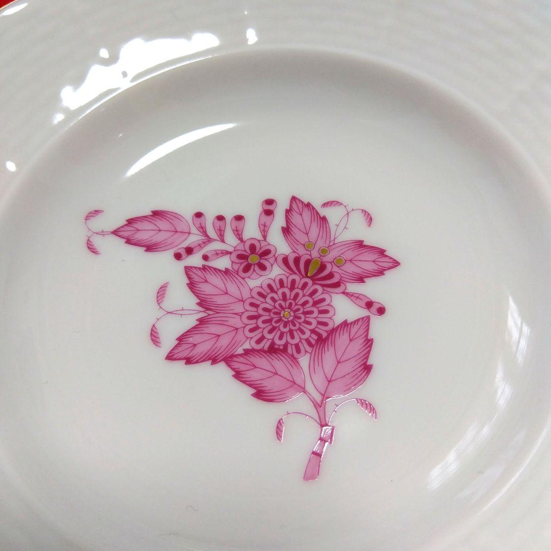 新新品ヘレンド アポニ- グリ-ン ベビ-ピンク オリエンタルボウルペア