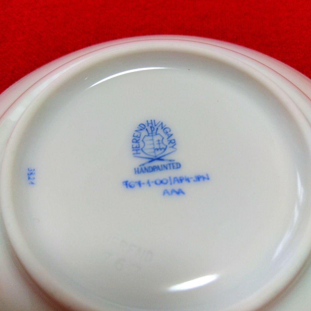 新新品ヘレンド アポニ- グリ-ン ベビ-ピンク オリエンタルボウルペア