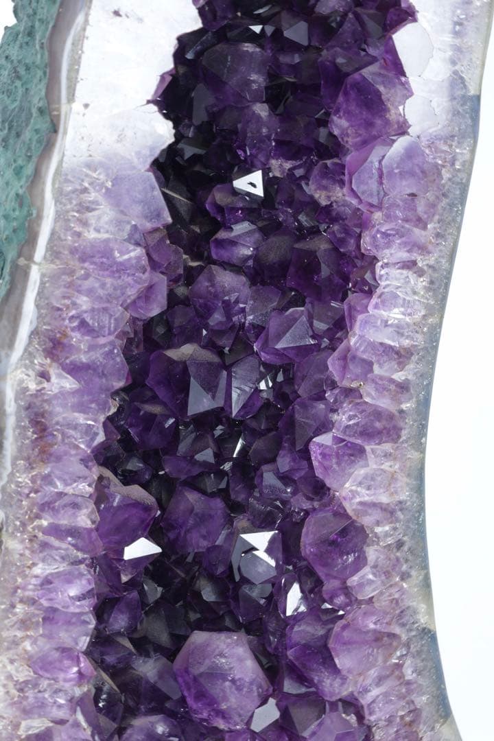 特大 天然アメジスト 原石ジオード 13.4kg 紫水晶クラスター 台付 鑑賞石