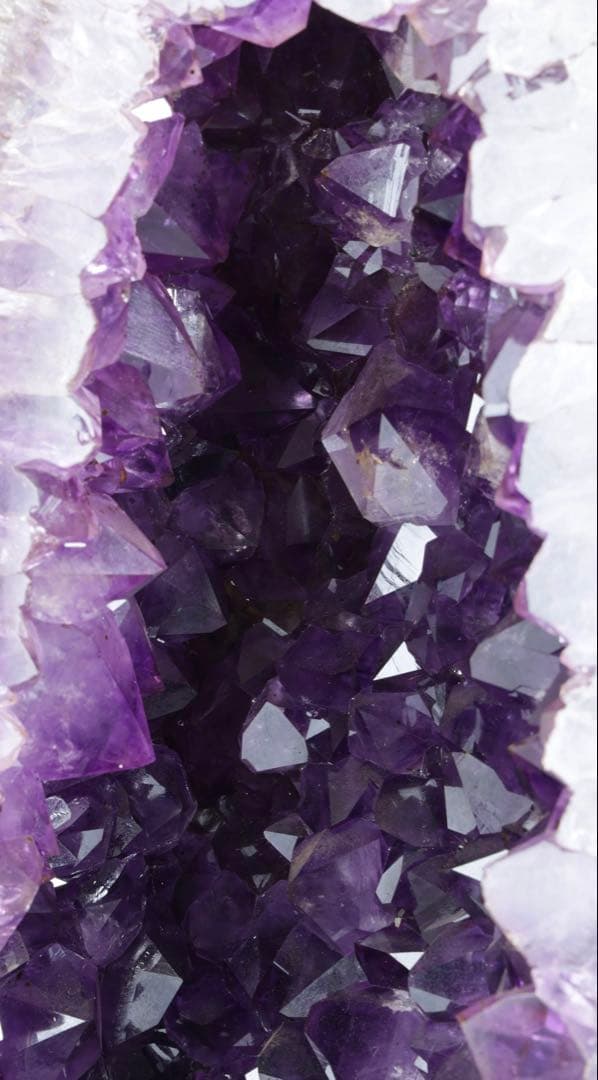 特大 天然アメジスト 原石ジオード 13.4kg 紫水晶クラスター 台付 鑑賞石